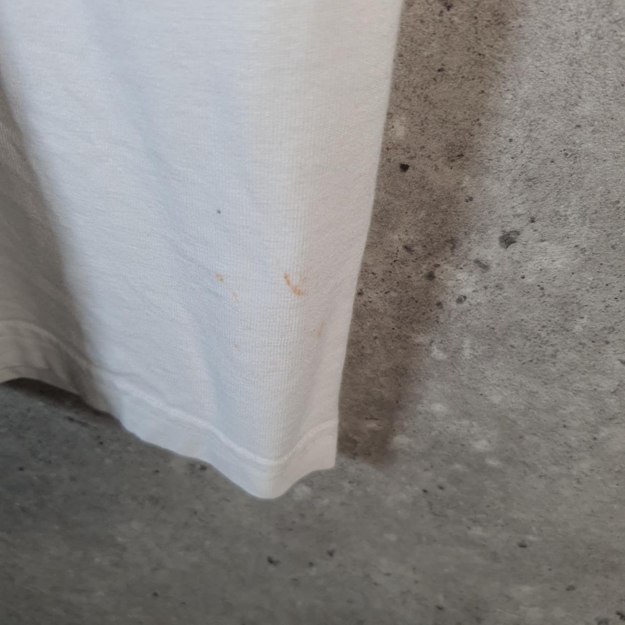 Vintage Adidas Spellout T Shirt Womens Large White Three Stripes Logo