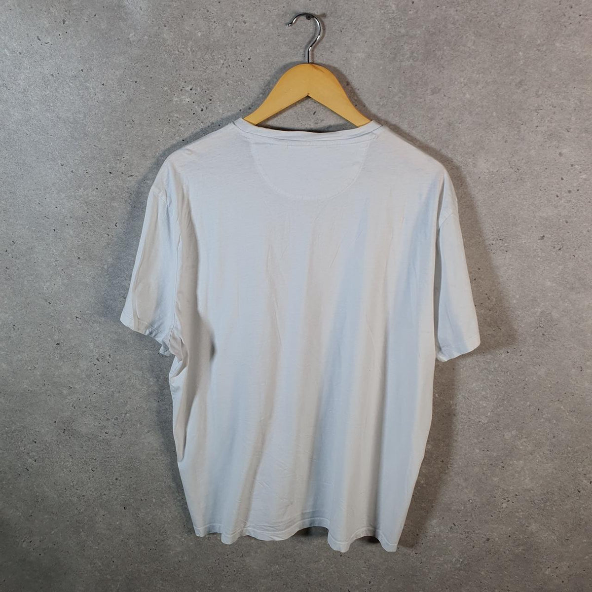 Vintage Calvin Klein Liquid Touch T Shirt Men’s 2XL White Regular Fit Spellout Logo