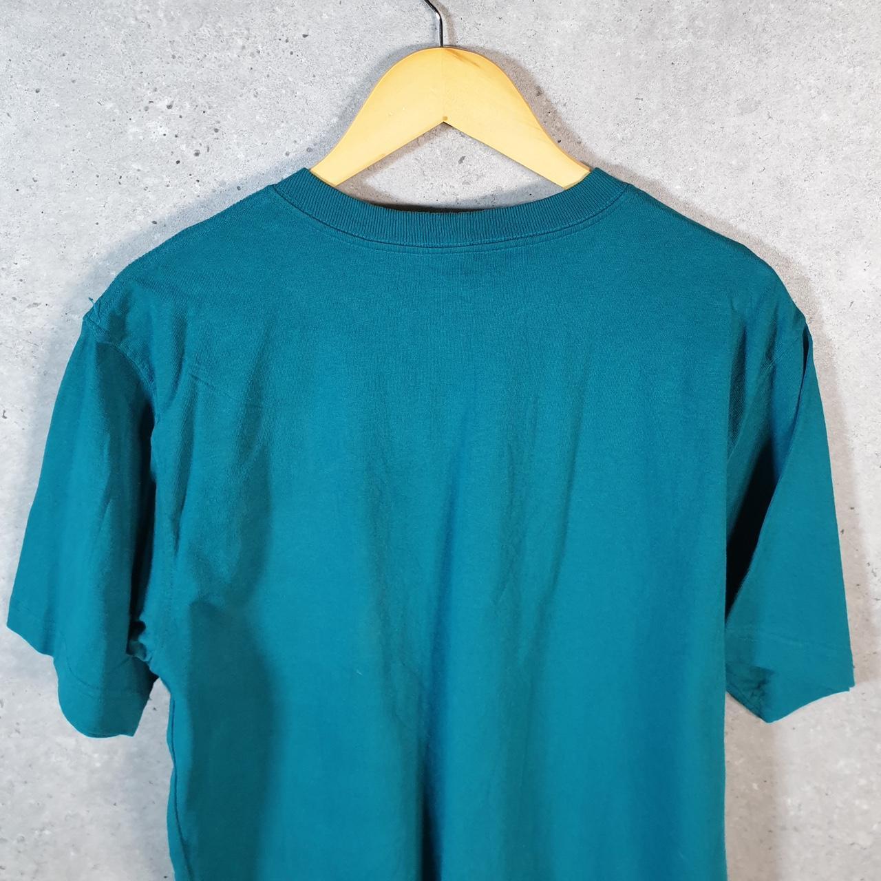 Vintage Carhartt Pocket T Shirt Men’s Small Blue Workwear Chore Utility Loose Fit C9186