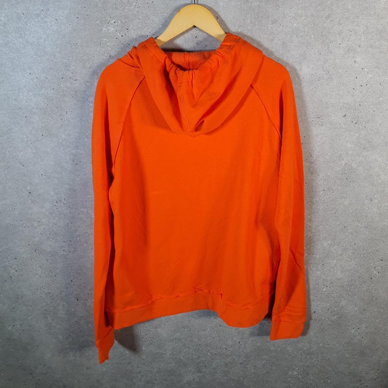 Vintage NFL 2015 Denver Broncos Hoodie Womens Large Orange Pullover USA Pro Sport