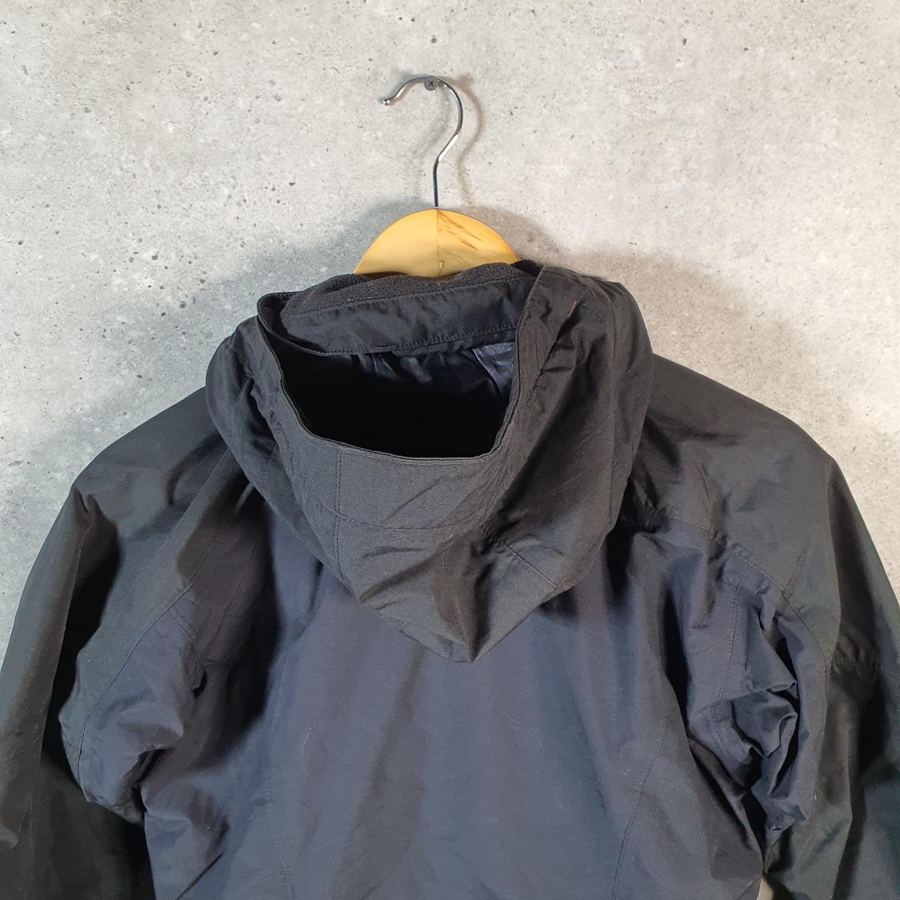 Vintage Patagonia GoreTex Jacket Womens XS Black Full Zip Lightweight Windbreaker Big Fish Vintage