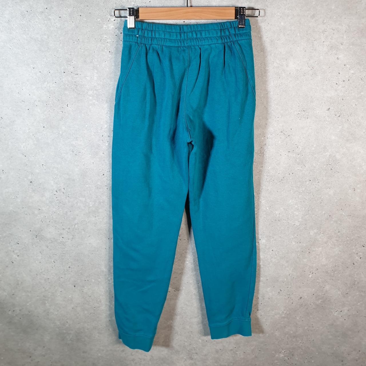 Vintage Nike Club Sweatpant Joggers Kids Large Blue Swoosh Sports Tracksuit - Big Fish Vintage