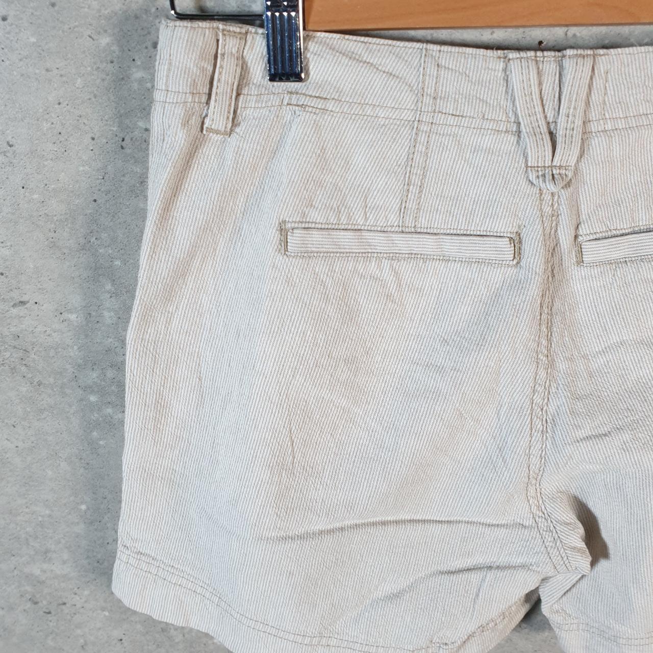 Vintage The North Face TNF Shorts Jorts Chino Cargo Womens UK10 Brown Baggy Cotton