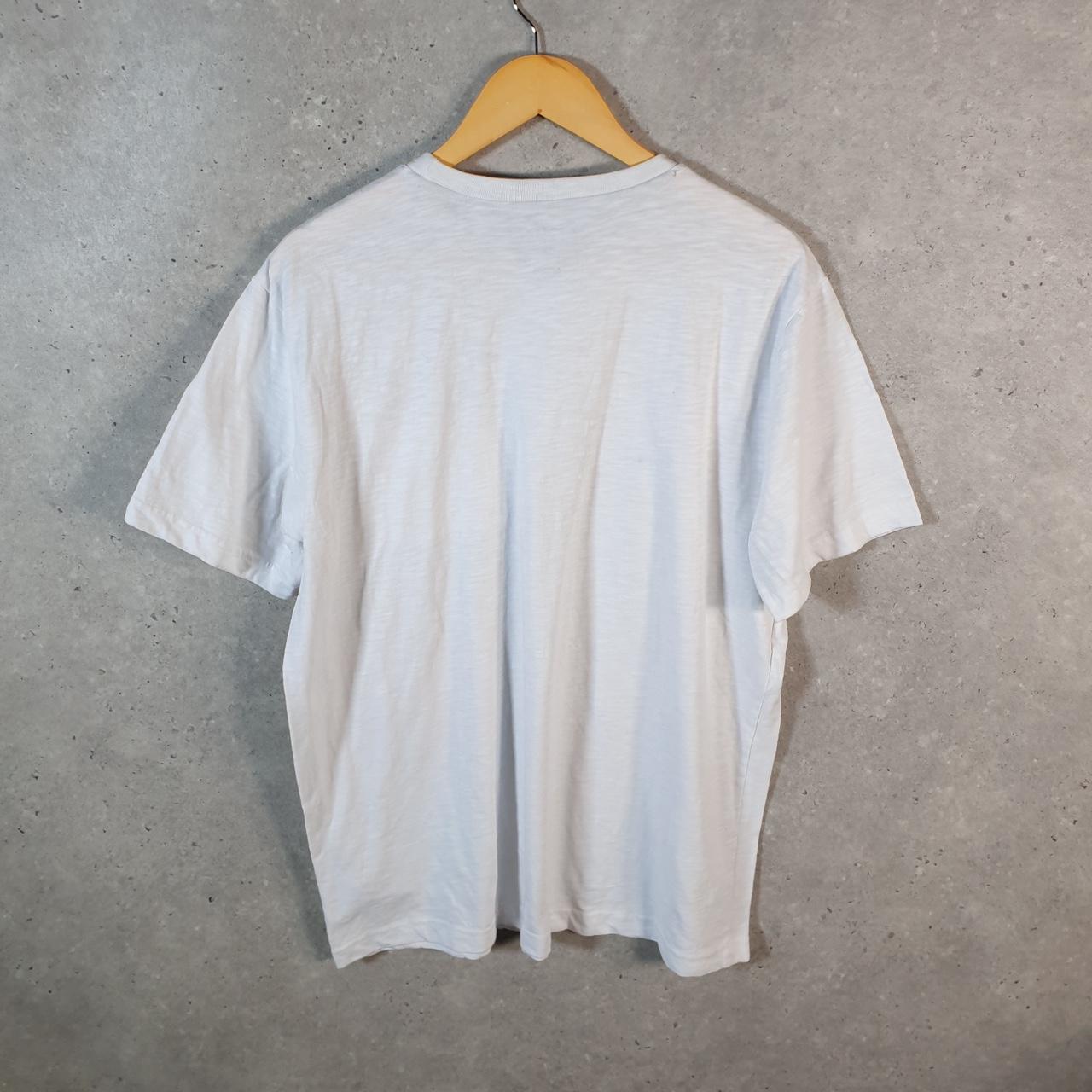 Vintage Chaps Ralph Lauren T Shirt Men’s Large White Graphic Logo Casual C9956