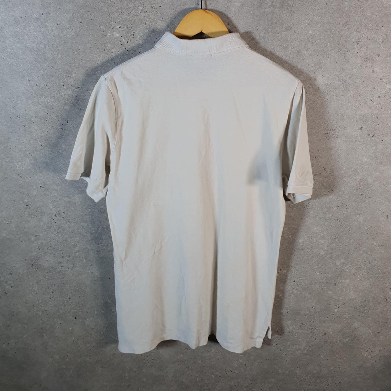 Vintage Ralph Lauren Polo Shirt Womens XL White Casual Cotton Embroidered Pony