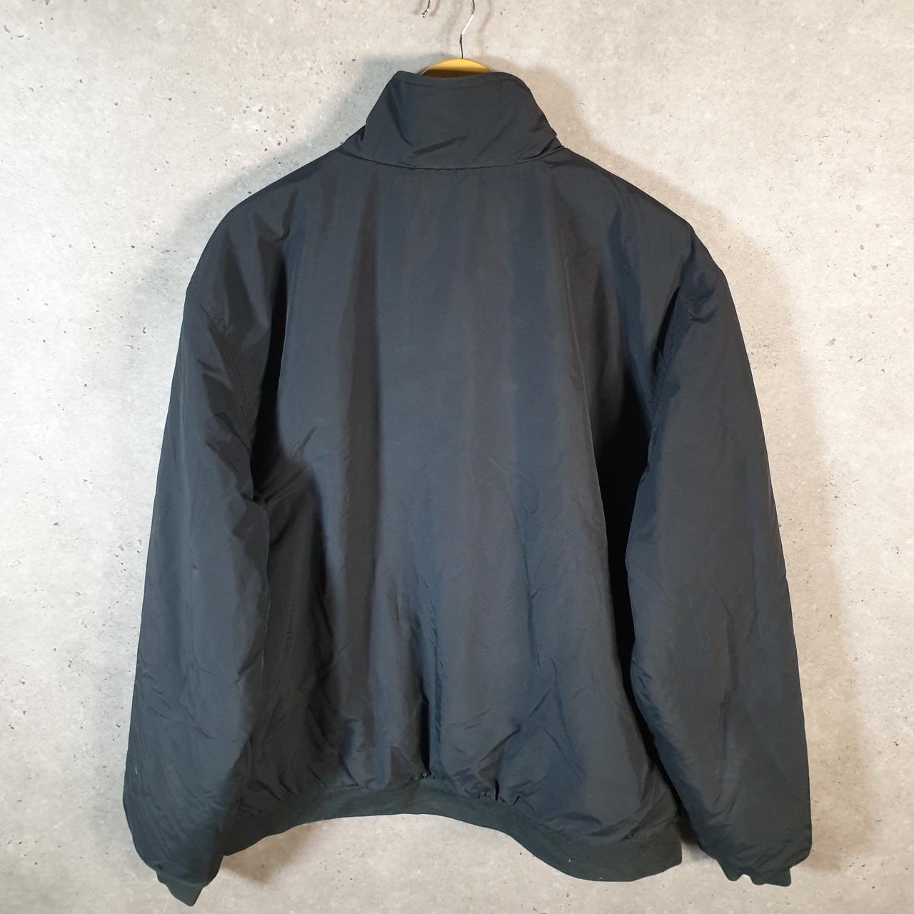Vintage L.L. Bean Outdoors Nylon Jacket Mens XL Black Waterproof Shell Coat