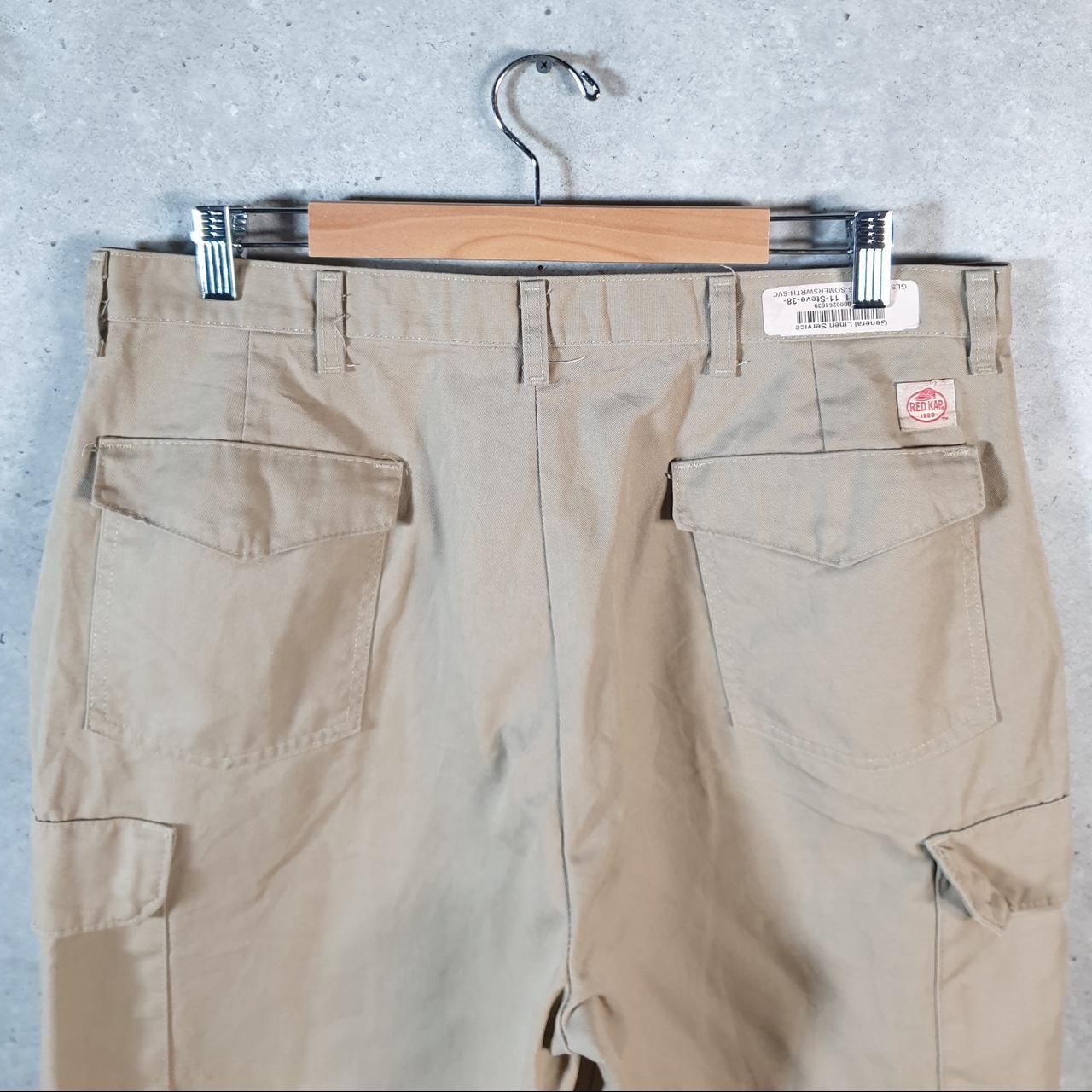 Vintage Red Kap Chino Shorts Jorts Cargo Men’s W38 Brown Baggy Cotton