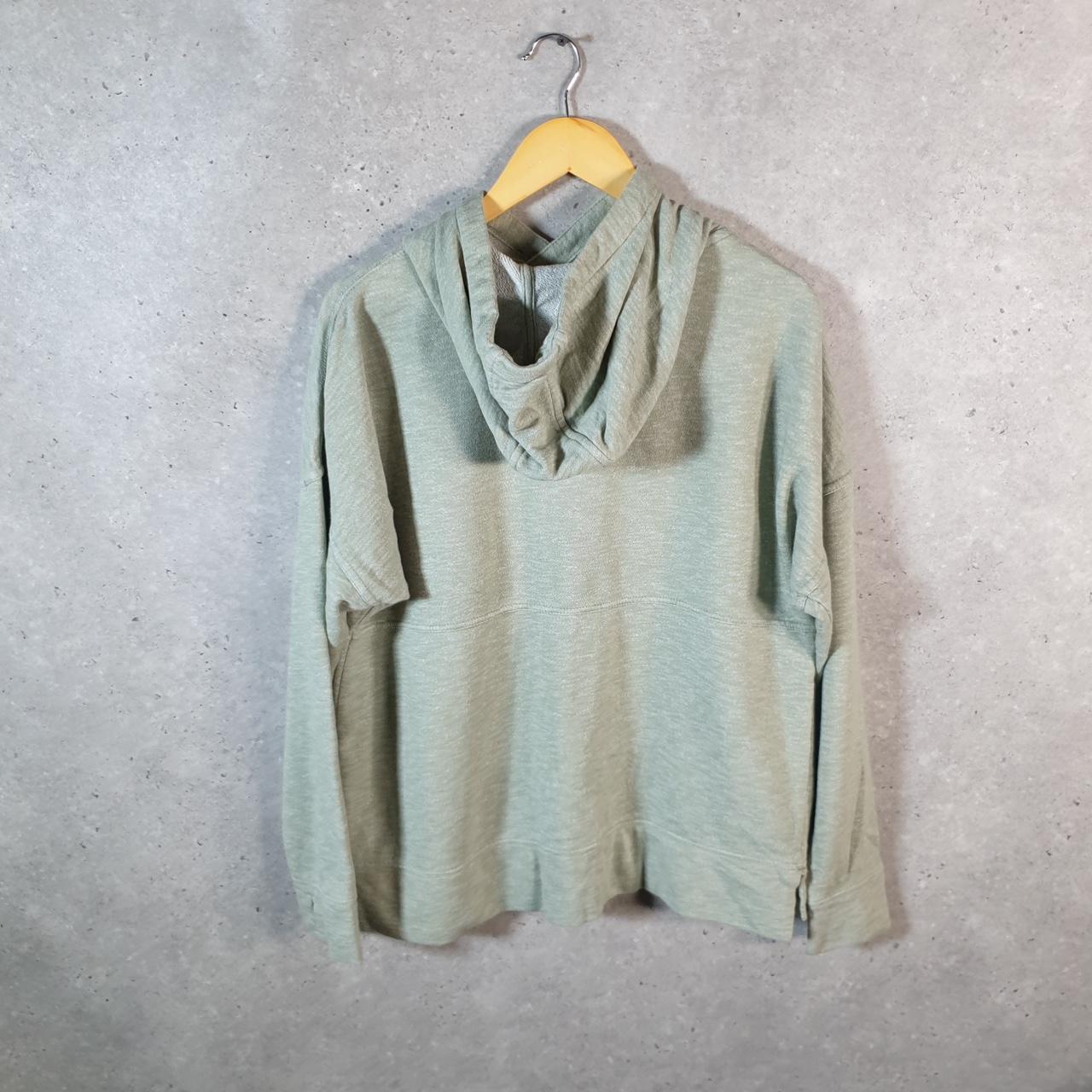 Vintage Carhartt Hoodie Womens Large Green Pullover Blank USA Relaxed Fit