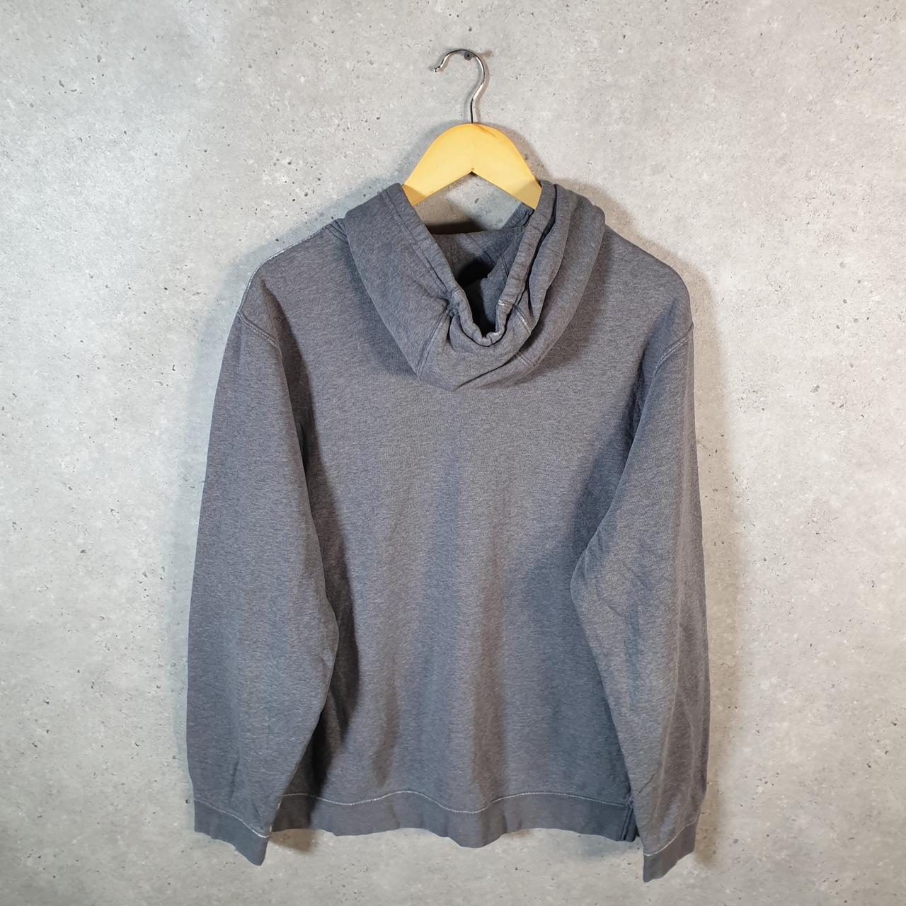 Vintage Nike Club Embroidered Hoodie Men’s XL Grey Swoosh Y2K Pullover