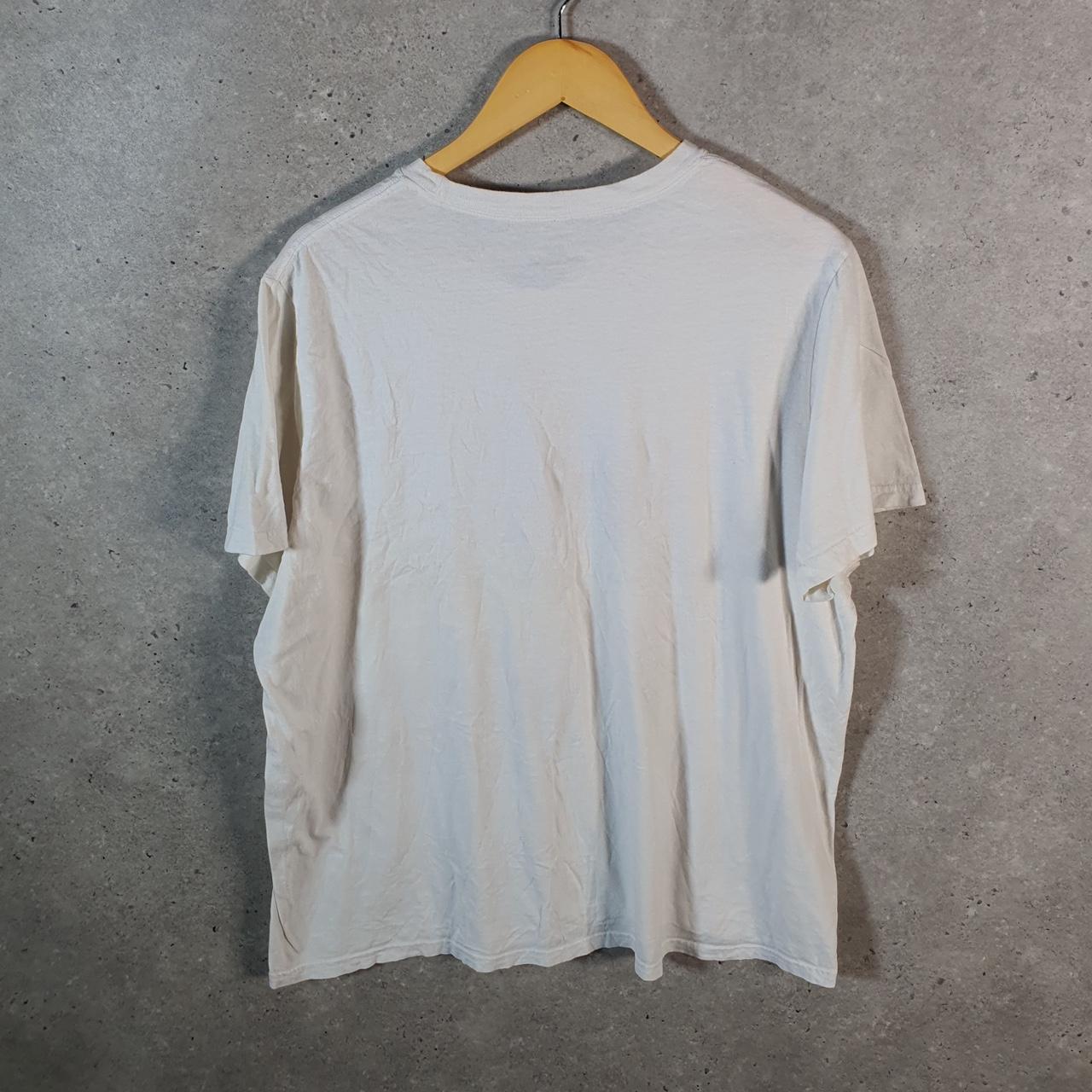 Vintage Adidas Amplifier T Shirt Men’s XL White Sportswear Spellout Logo Athletic