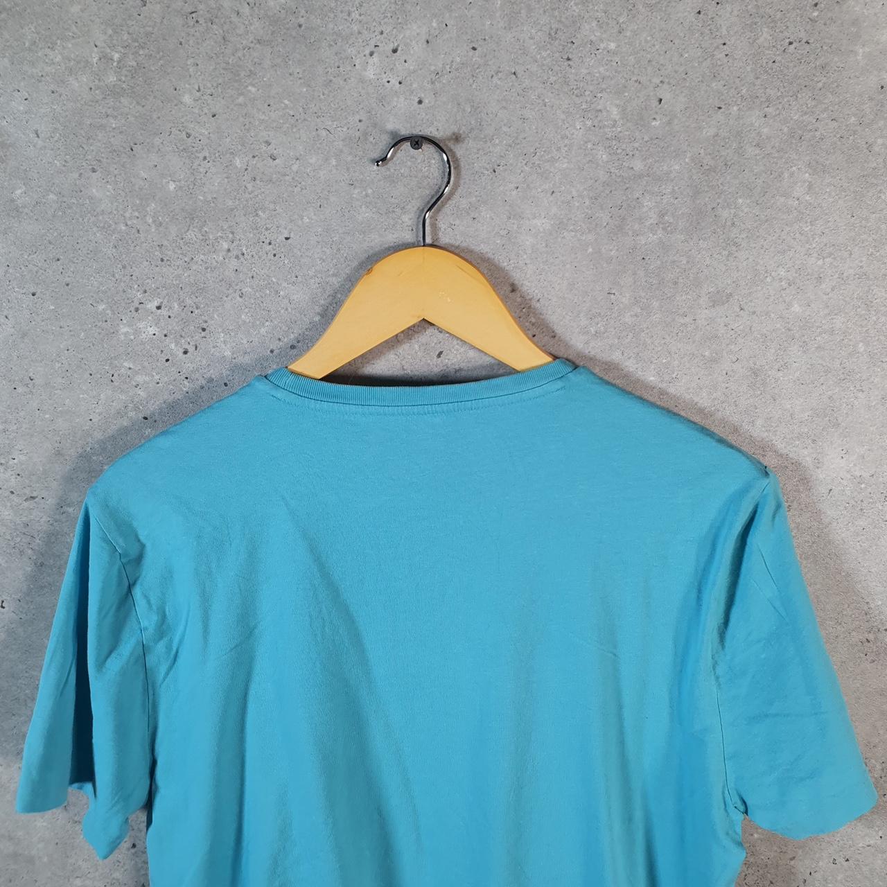 Vintage Ralph Lauren Polo Sport T Shirt Men’s Large Blue Custom Slim Fit Embroidered Pony C8672