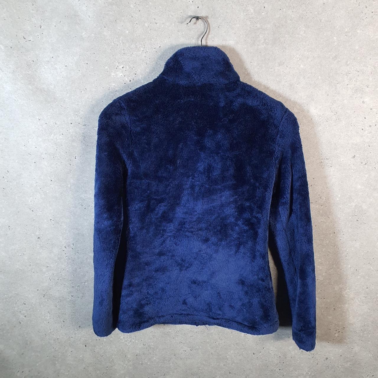 Fila Sport Fleece Full zip Hoodie Womens XS Blue Embroidered Logo