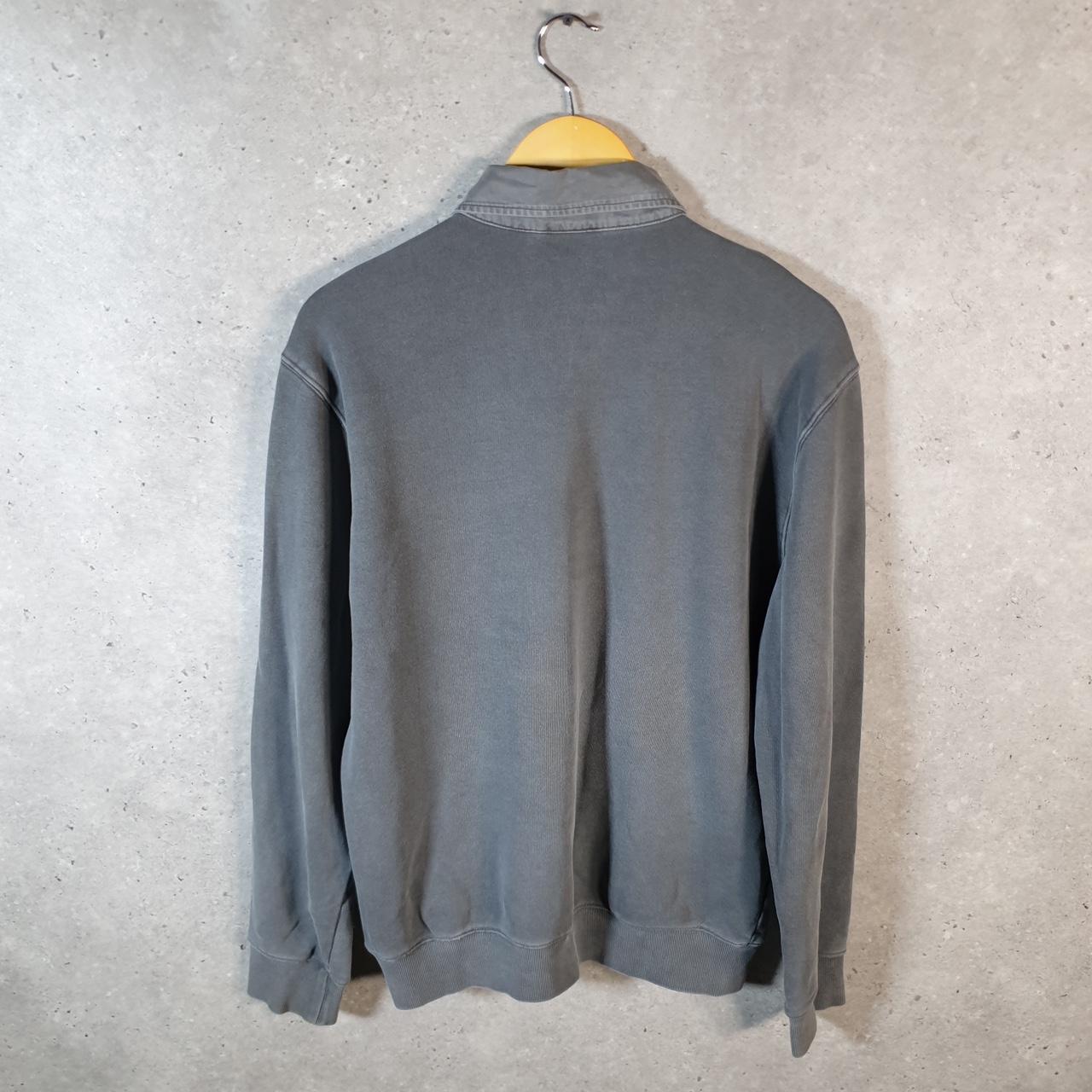 Vintage Carhartt WIP Duster Script Sweat Sweatshirt Mens Small Grey Pullover