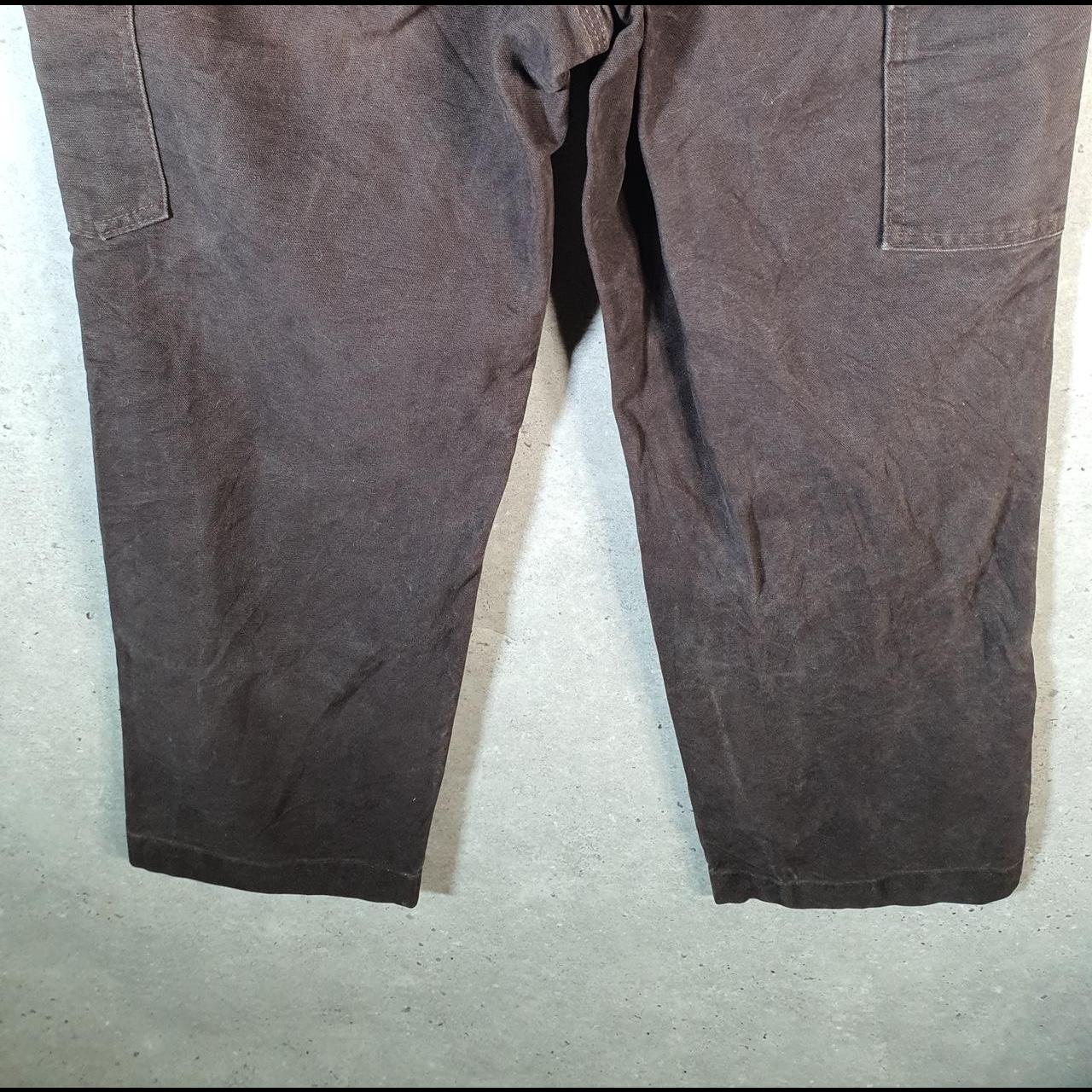 Vintage Carhartt Carpenter Double Knee Trousers Womens W34 L30 Brown Original Fit