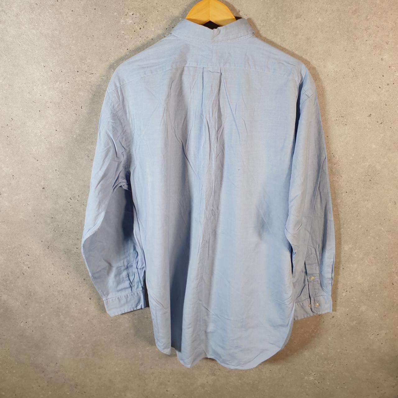 Vintage Ralph Lauren Button Down Shirt Men’s XL Blue Yarmouth Fit Pony Cotton