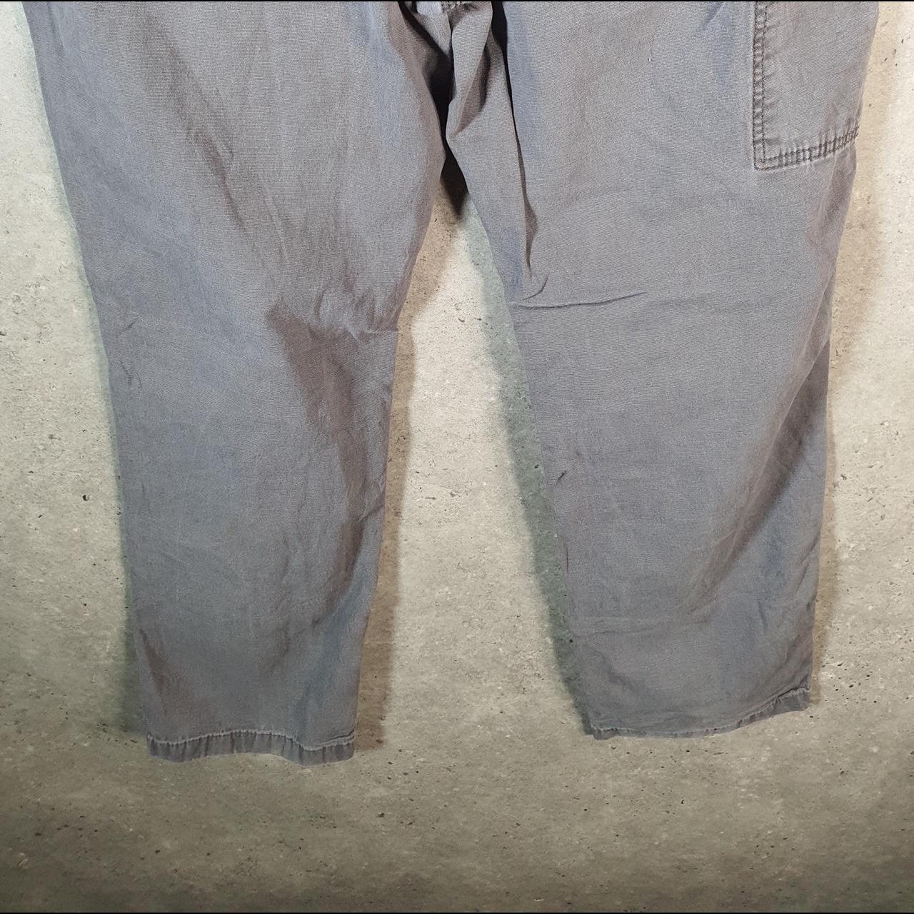 Vintage Carhartt Carpenter Trousers Mens W36 L32 Grey Relaxed Fit Workwear USA