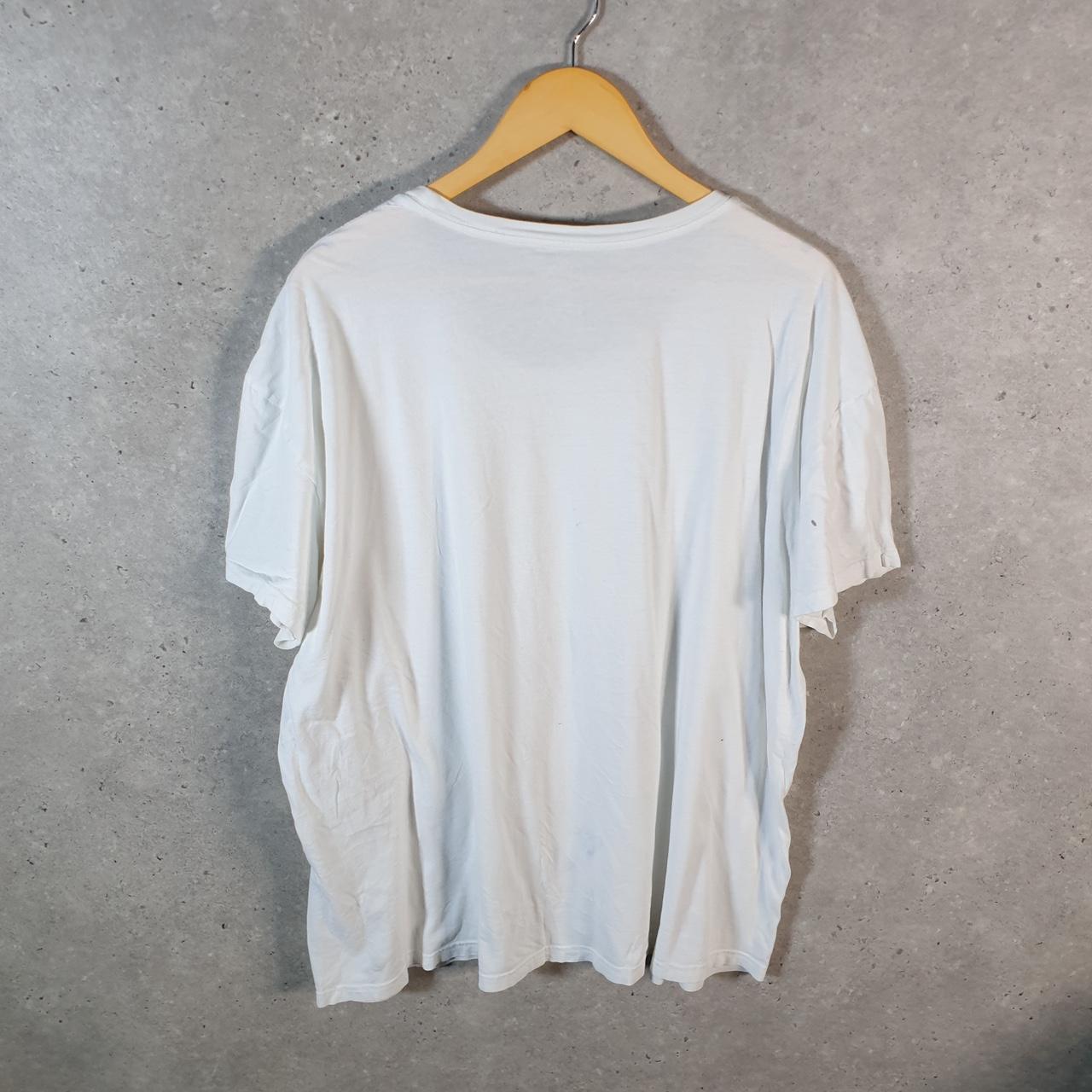 Vintage Ralph Lauren Polo T Shirt Men’s Large White Embroidered Slim Fit Pony