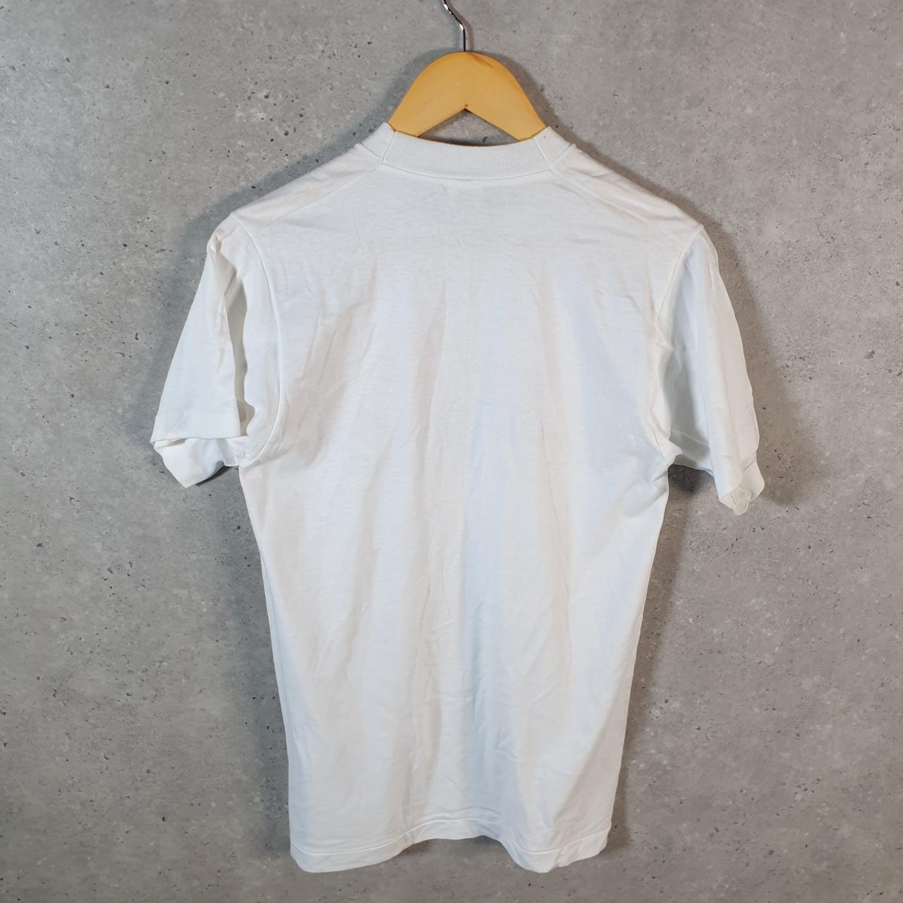 Vintage Fruit of the Loom Jet Ski Miami Roger Danner 1982 Single Stitch T Shirt Men’s Small White