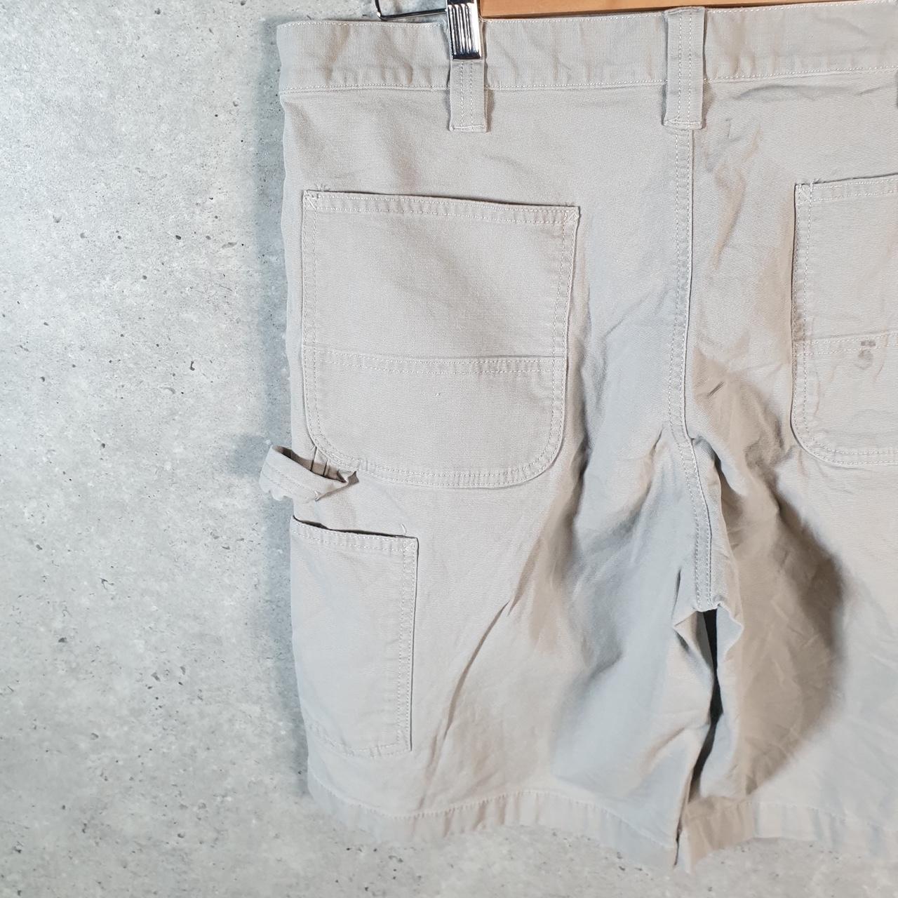 Vintage Carhartt Baggy Carpenter Shorts Jorts Cargo Men’s W36 Brown Relaxed Fit Workwear