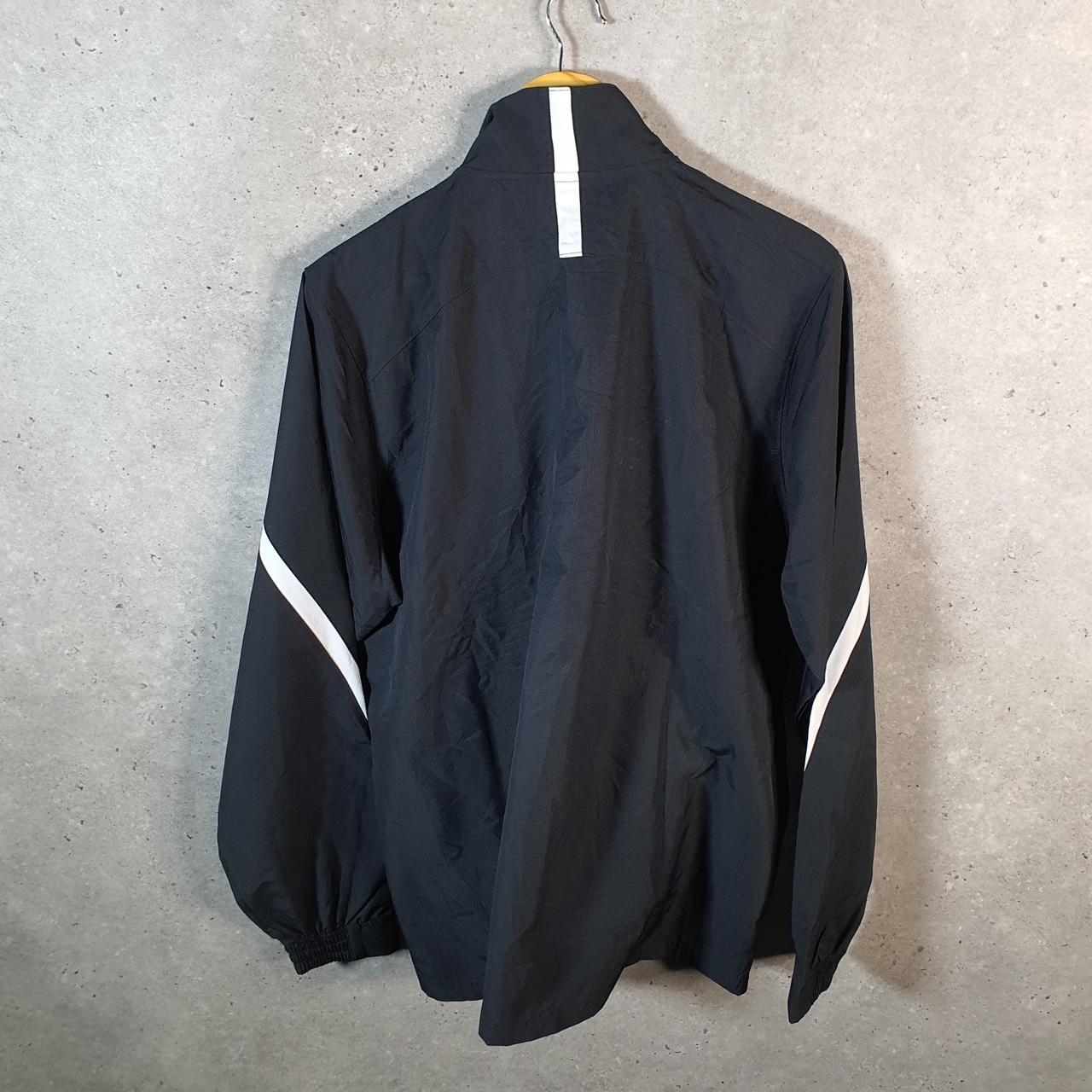 Vintage Under Armour Windbreaker Track Jacket Mens Medium Black USA 1/4 Zip