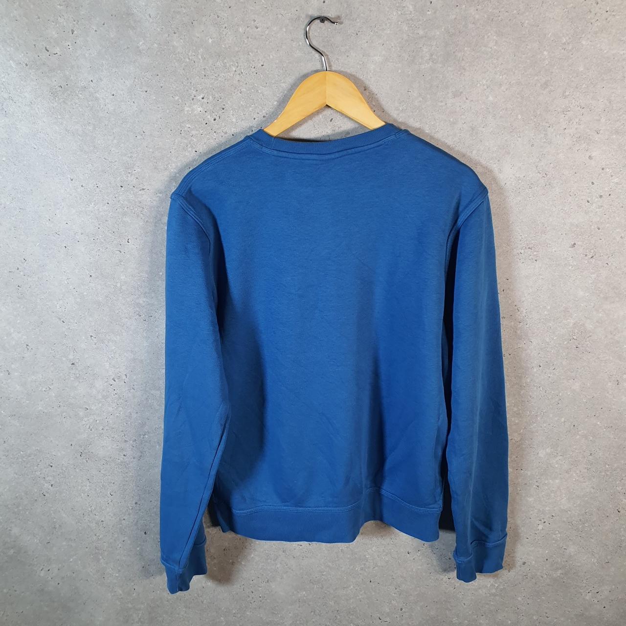 Vintage Nike Club Embroidered Sweatshirt Men’s Medium Blue Swoosh Y2K Pullover Logo