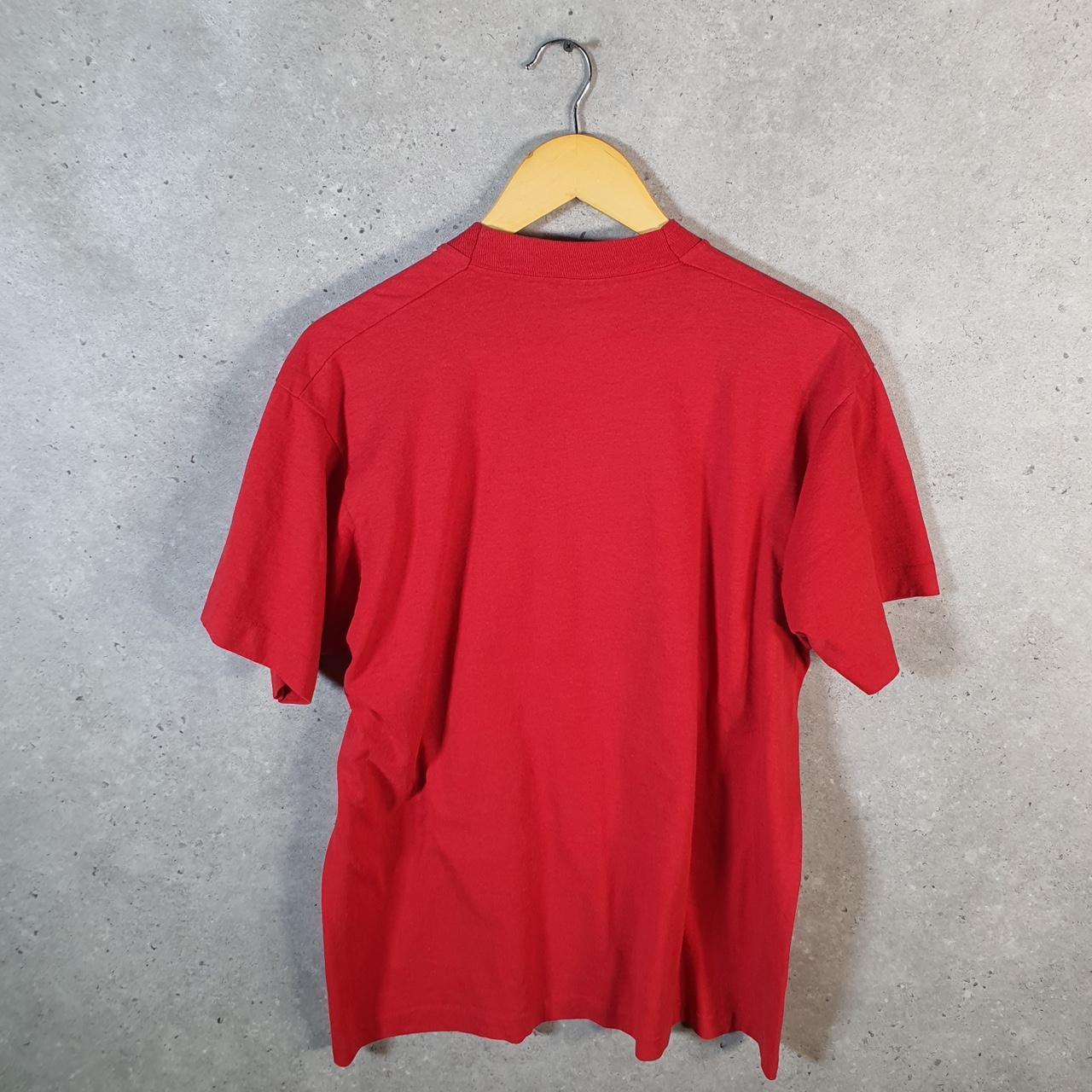 Vintage Screen Stars Tulip Grove Tigers 90s USA Single Stitch T Shirt Men’s XL Red