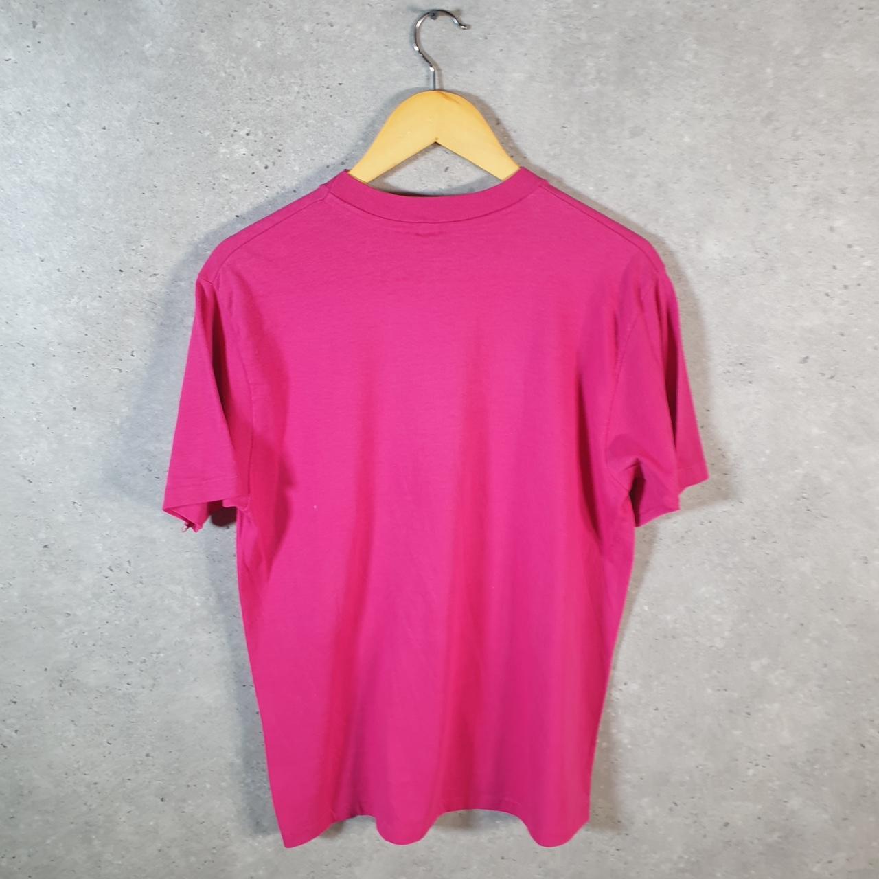 Vintage Hanes Dallas YMCA Prime Time 90s USA Single Stitch T Shirt Men’s Large Pink