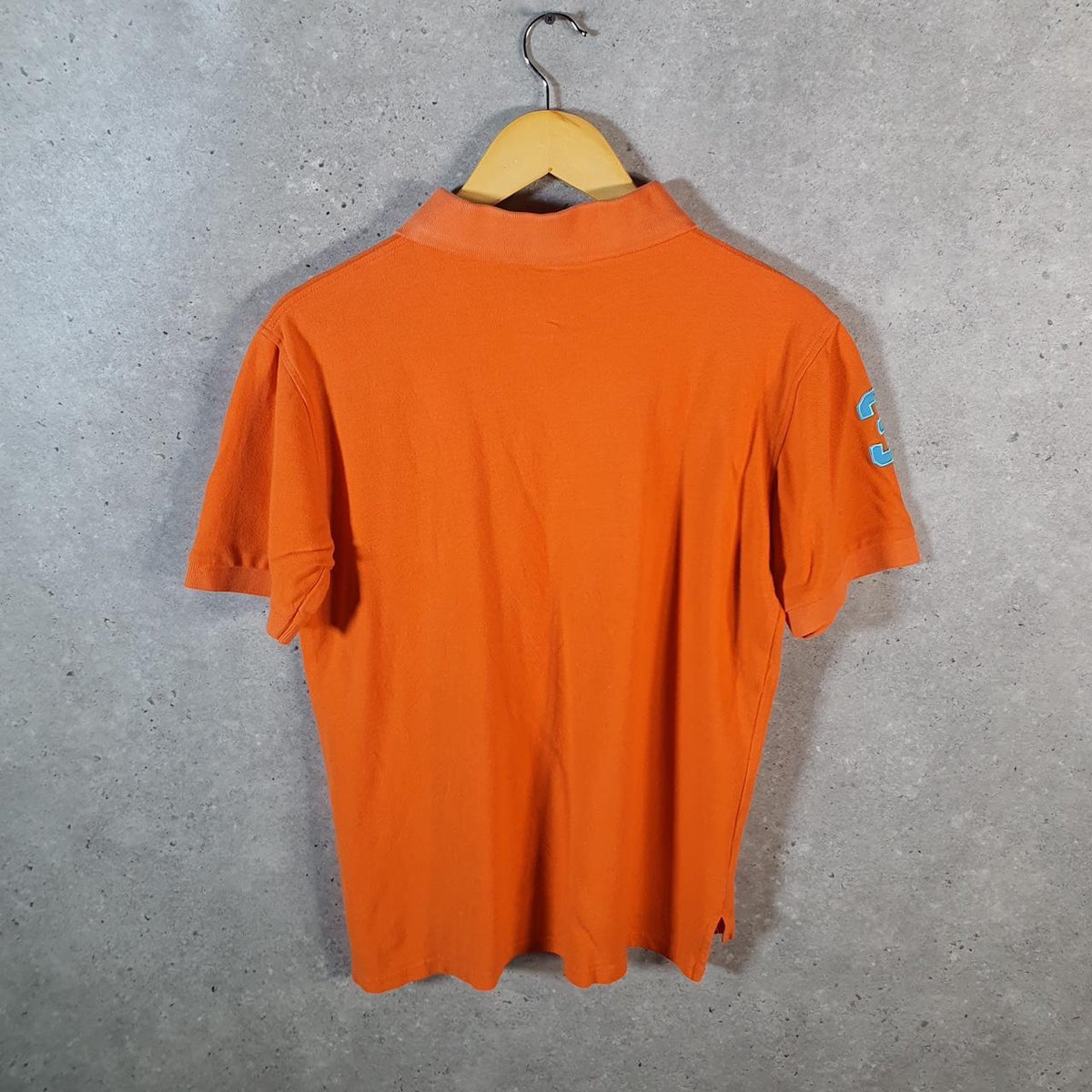 Vintage Ralph Lauren Polo Shirt Men’s Small Orange Classic Fit Chief Keef Big Pony