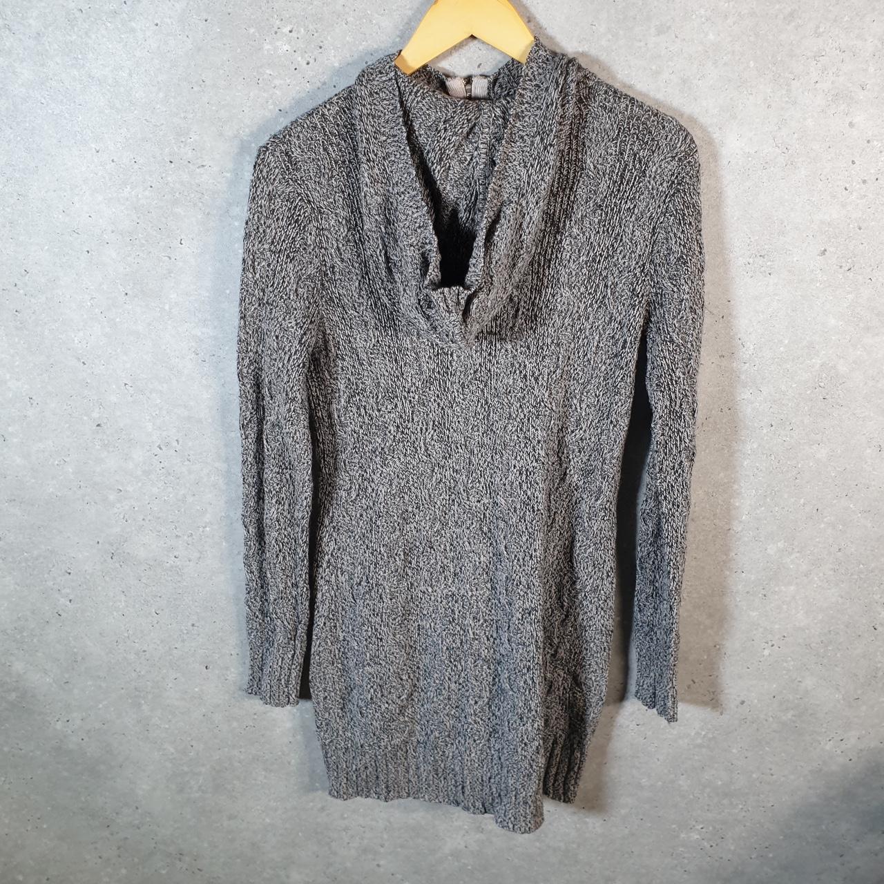 Vintage Patagonia Merino Cable Knit Cardigan Womens Small Grey Winter