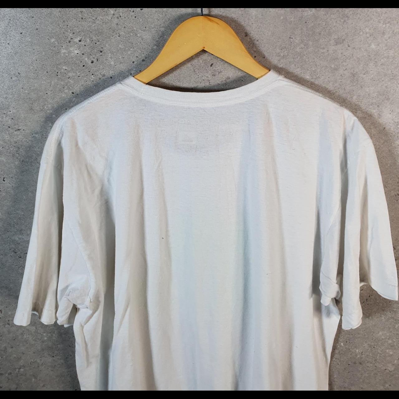 Vintage Adidas Go Tee T Shirt Men’s XL White Three Stripes Logo Athletic C9837