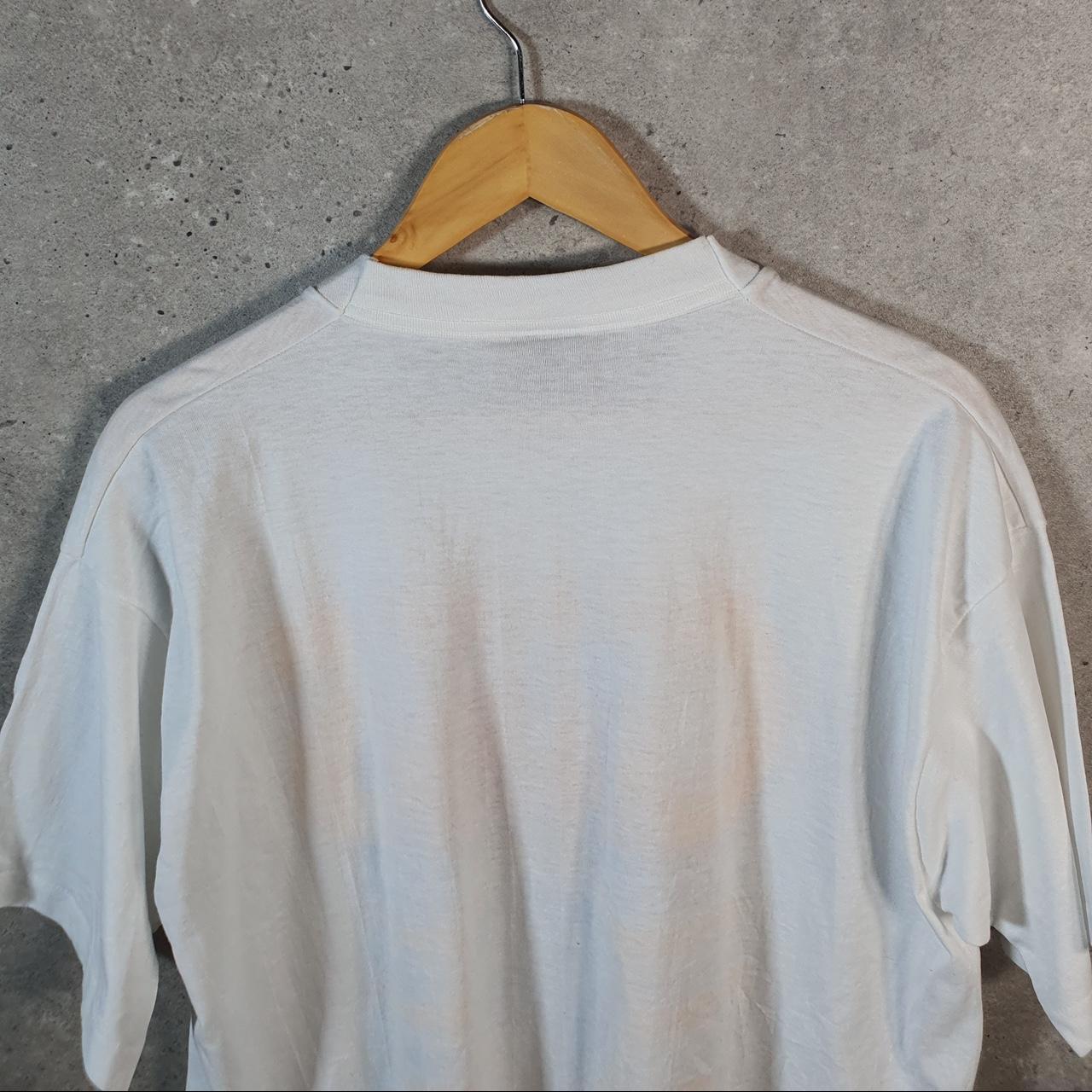 Vintage Fruit of the Loom Best USA New Mexico Soccer 90s Single Stitch T Shirt Mens XL White Big Fish Vintage