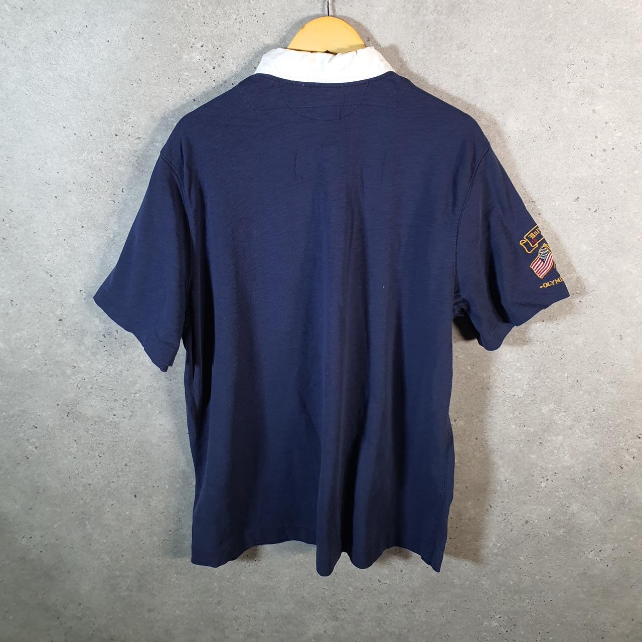 Vintage Ralph Lauren Polo Shirt USA Olympics Team 2012 Men’s XL Blue Pony