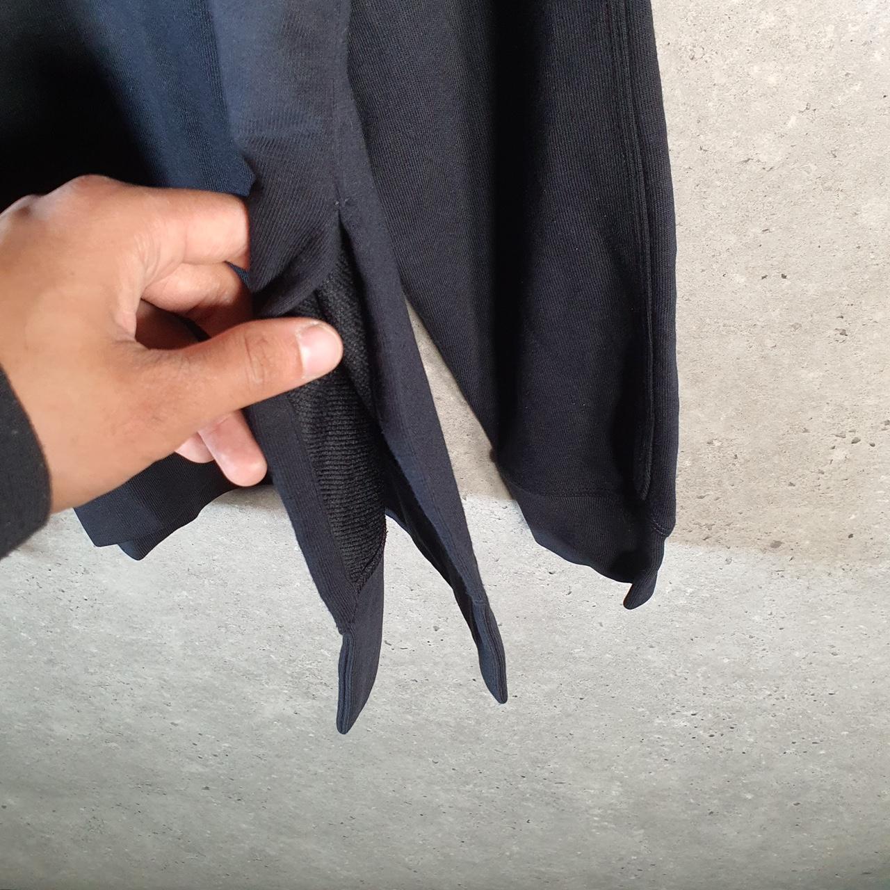 Vintage Nike Dri Fit Spellout Hoodie Womens Large Black Swoosh Y2K Pullover Logo