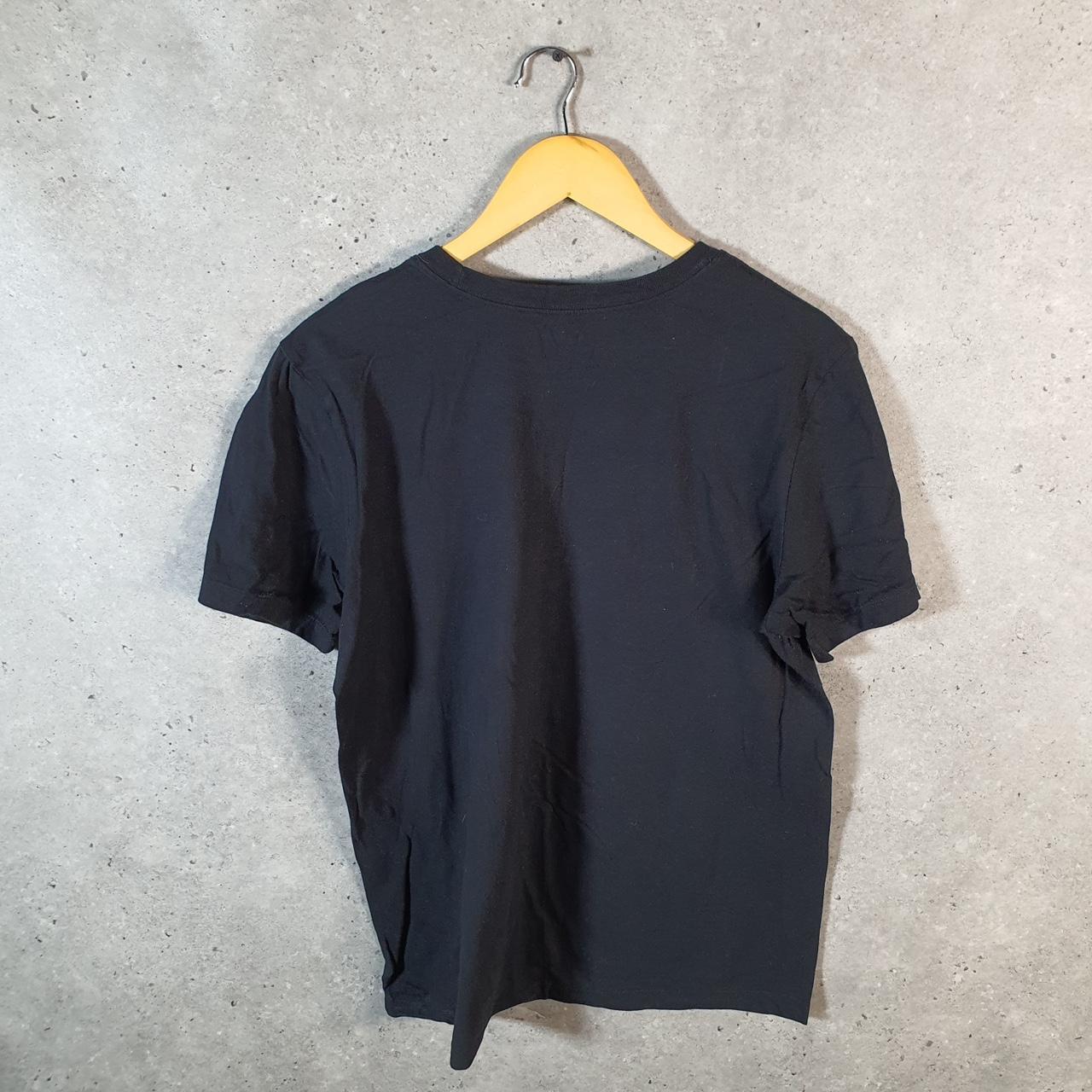 Vintage Nike Spellout T Shirt Men’s Medium Black Logo Swoosh Athletic