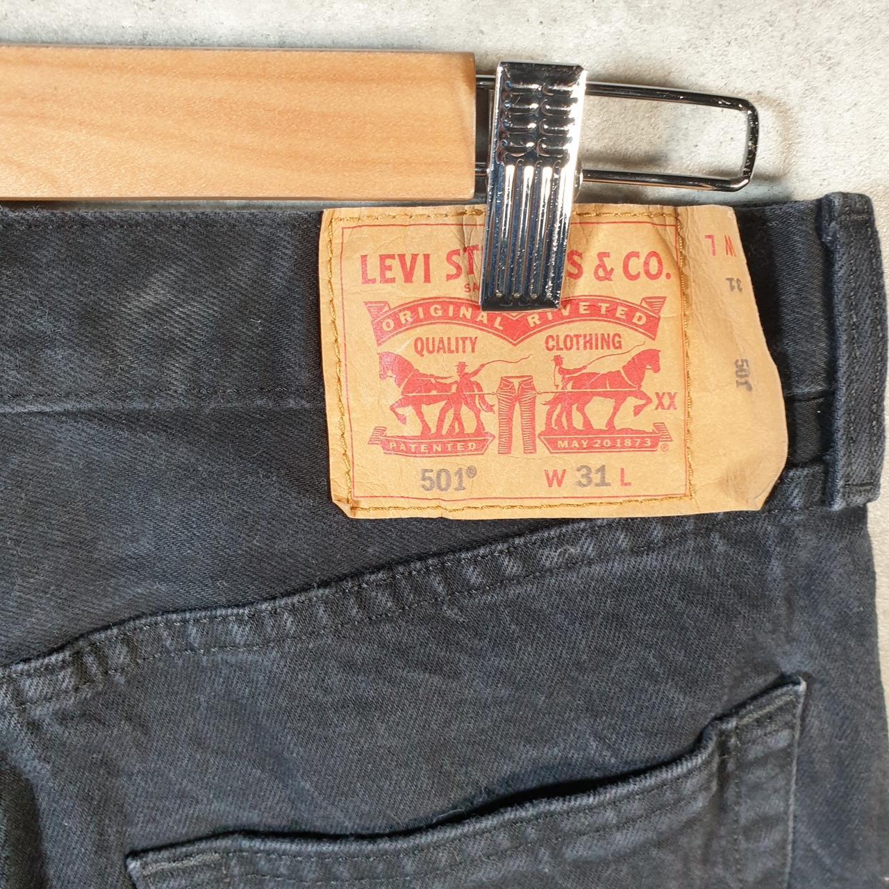 Vintage Levi’s 501 Baggy Shorts Jorts Cargo Men’s W31 Grey Relaxed Denim