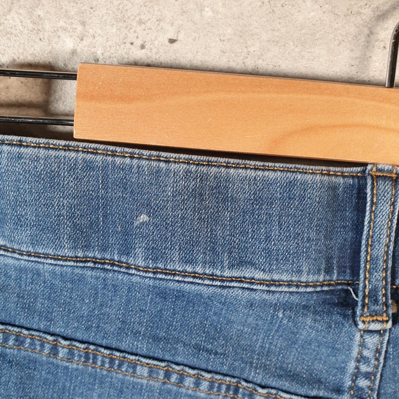 Vintage Lee Baggy Shorts Jorts Cargo Womens W38 Blue Relaxed Denim