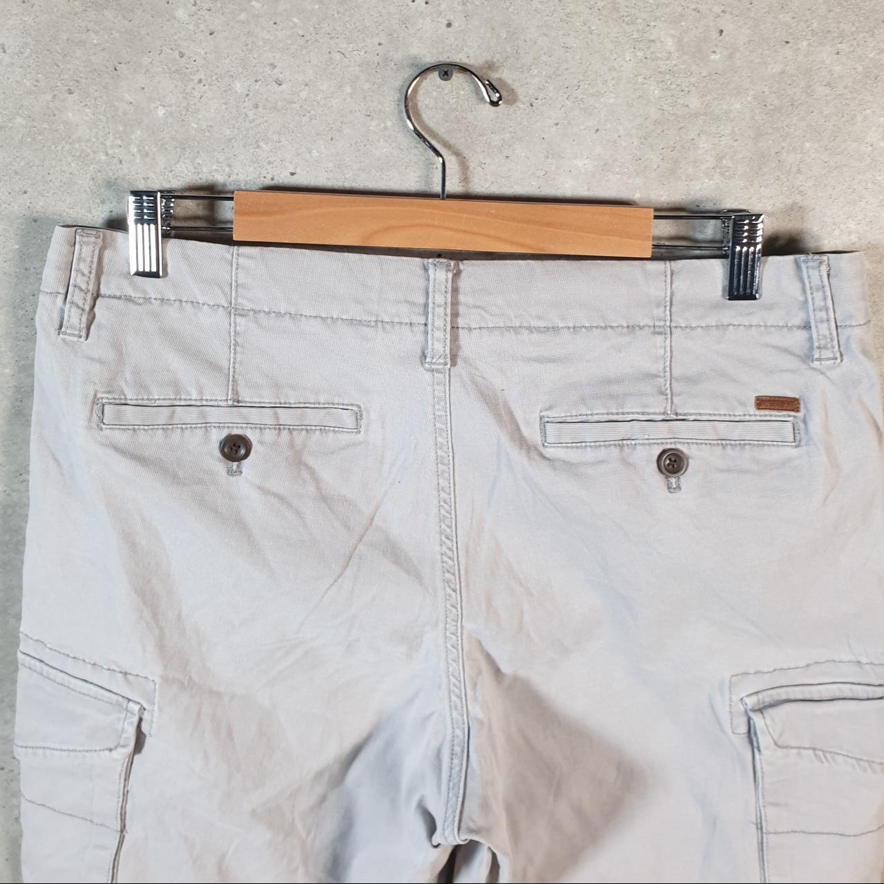 Vintage Chaps Ralph Lauren Chino Shorts Jorts Cargo Men’s W34 Beige Baggy Cotton A4280