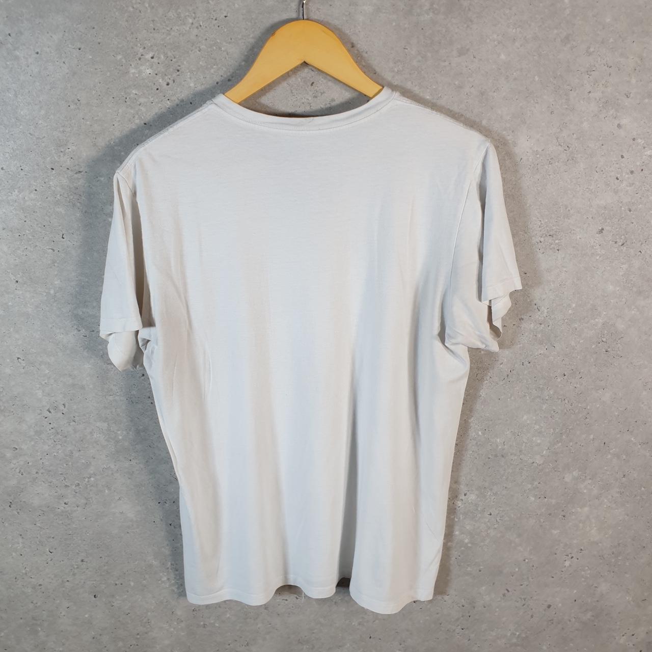 Vintage Calvin Klein Spellout Blank T Shirt Men’s Medium White Casual Sports