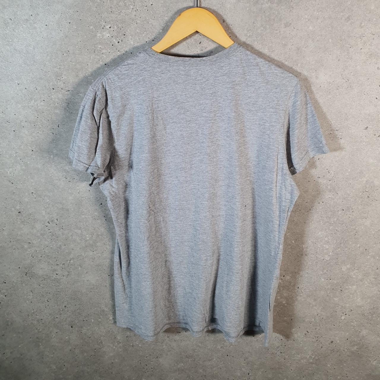 Vintage Adidas Go To Tee T Shirt Men’s Small Grey Three Stripes Logo Athletic