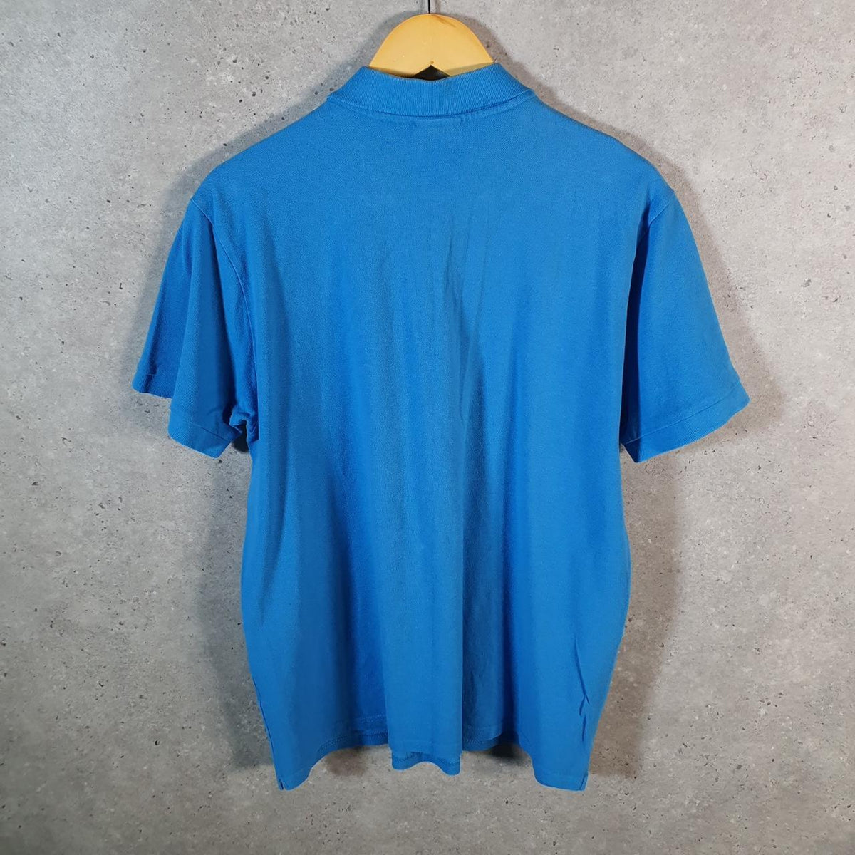 Vintage Lacoste Polo Shirt Men’s Medium Blue Regular Fit Embroidered Logo