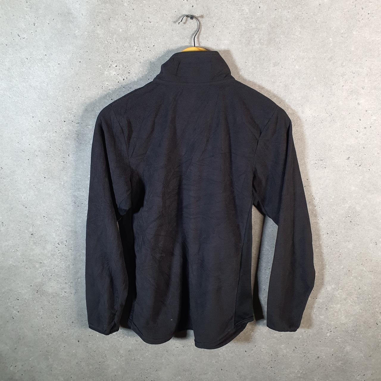 Vintage Nike Fleece Sweatshirt Womens Medium Black Y2K 1/4 Zip Pullover