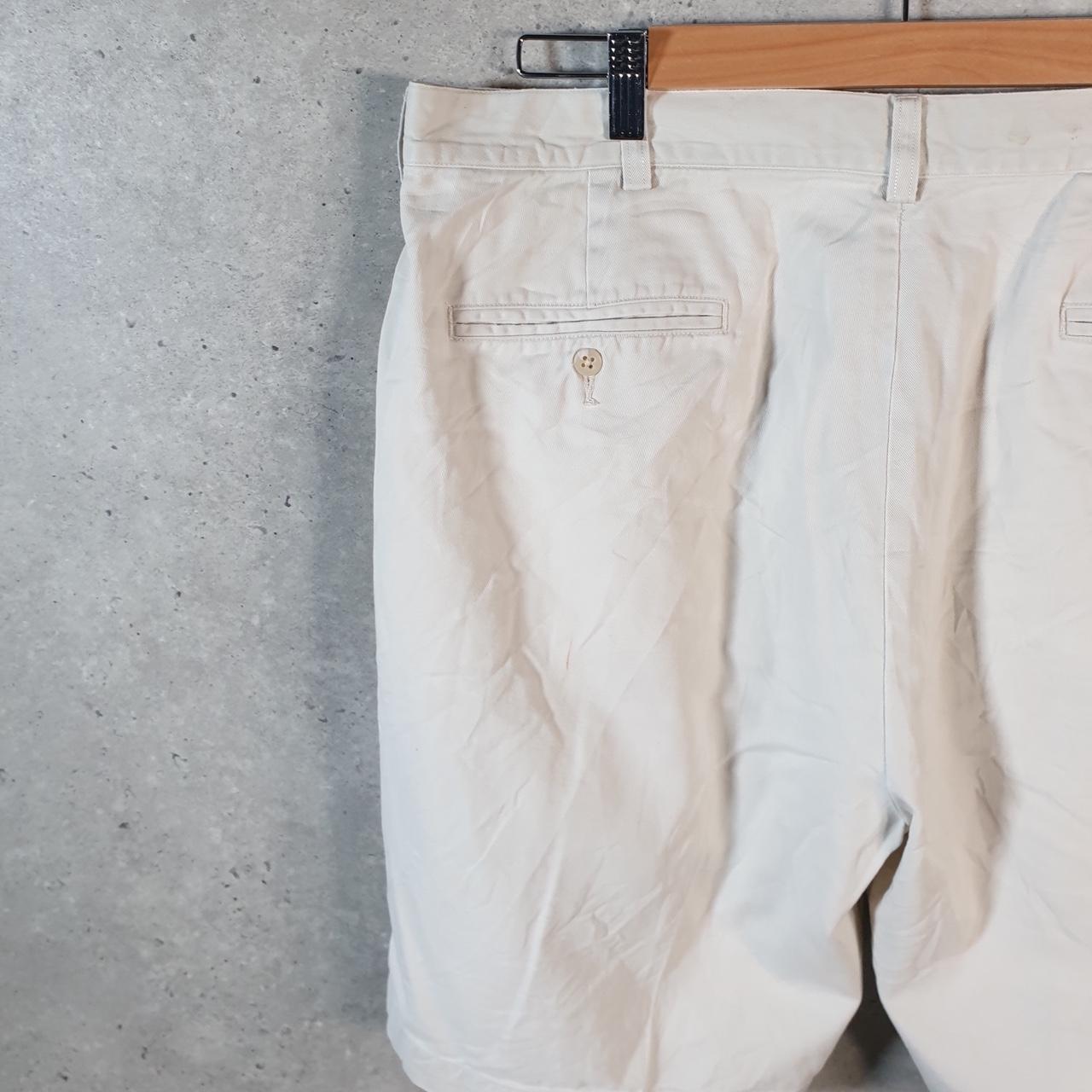 Vintage Ralph Lauren Polo Shorts Jorts Chino Cargo Men’s W38 Beige Baggy Cotton