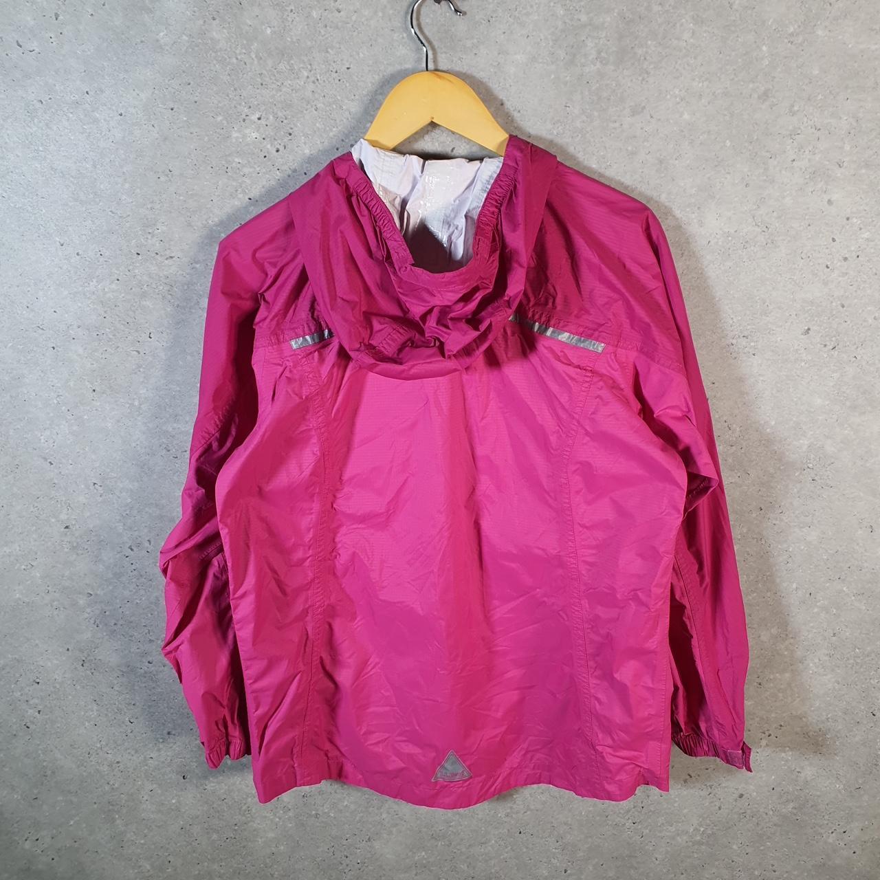 Vintage L.L. Bean Outdoors Nylon Jacket Womens XL Pink Waterproof Hooded