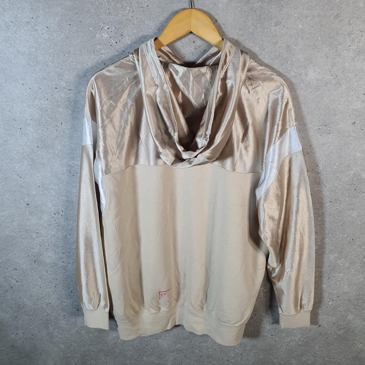 Vintage Nike Club Spellout Hoodie Men’s Small Brown Swoosh Y2K Pullover Logo