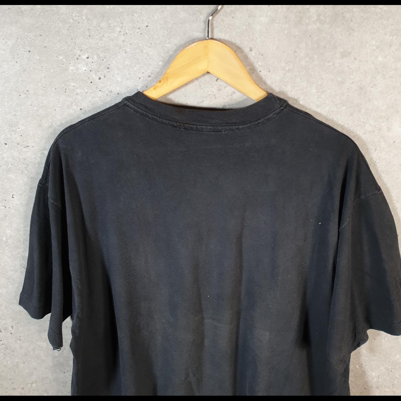 Vintage Yes Clothing Company Spellout USA Single Stitch T Shirt Men’s Medium Black Big Fish Vintage