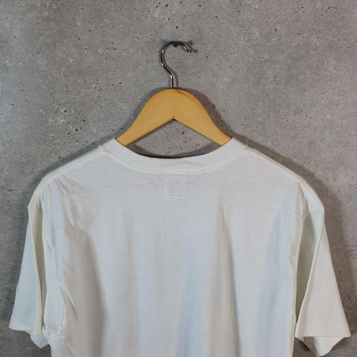 Vintage Anvil Navy RTC Graphic USA 1998 USA Single Stitch T Shirt Men’s Large White C9465