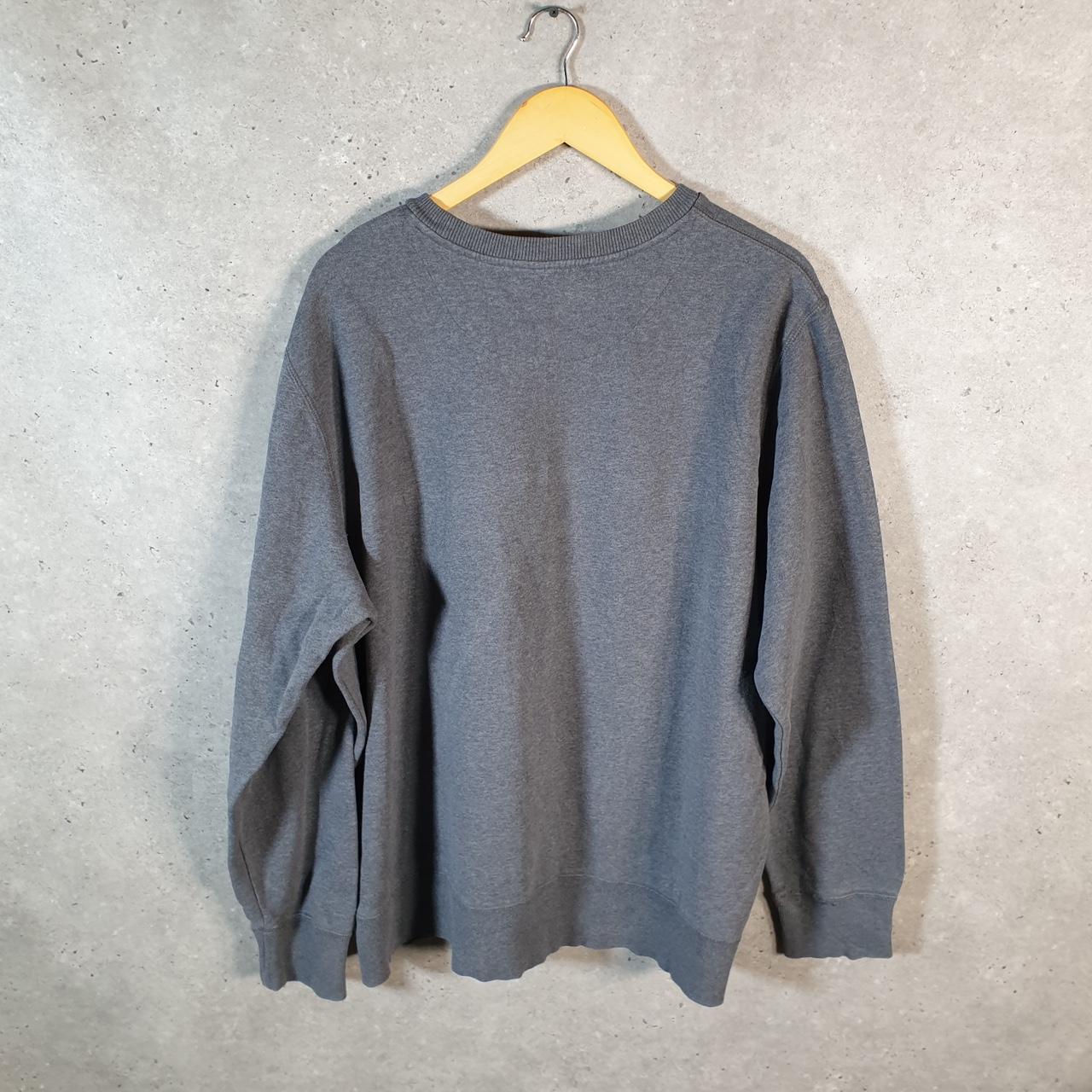 Vintage Nike Club Embroidered Sweatshirt Men’s 2XL Grey Swoosh Y2K Pullover Logo