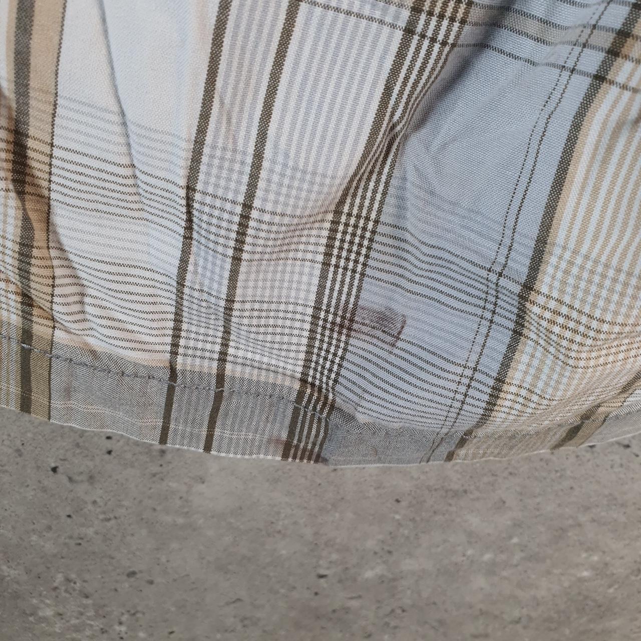 Vintage Dockers Chino Shorts Jorts Cargo Men’s W38 Grey Checkered Baggy Cotton A4237