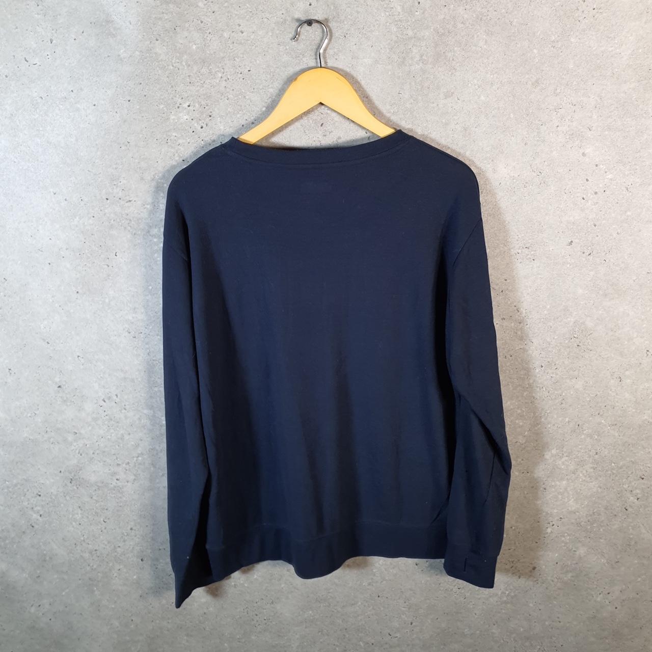 Vintage NFL Seattle Seahwaks Sweatshirt Womens Medium Navy Blue USA Pro Sport