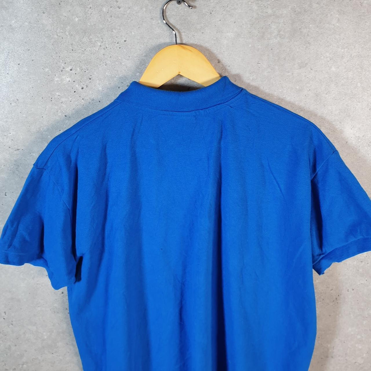 Vintage Lacoste Polo Shirt Men’s Small Blue Regular Fit Embroidered Logo C9791